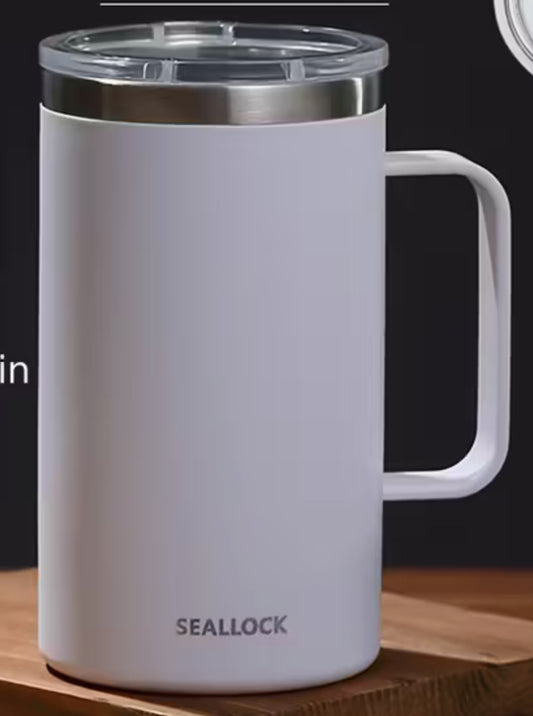 20oz straight side coffee mug . Stainless steel . Custom coloured to your choice