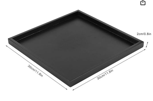 Tray .. black wooden tray . Please read comments on how to order