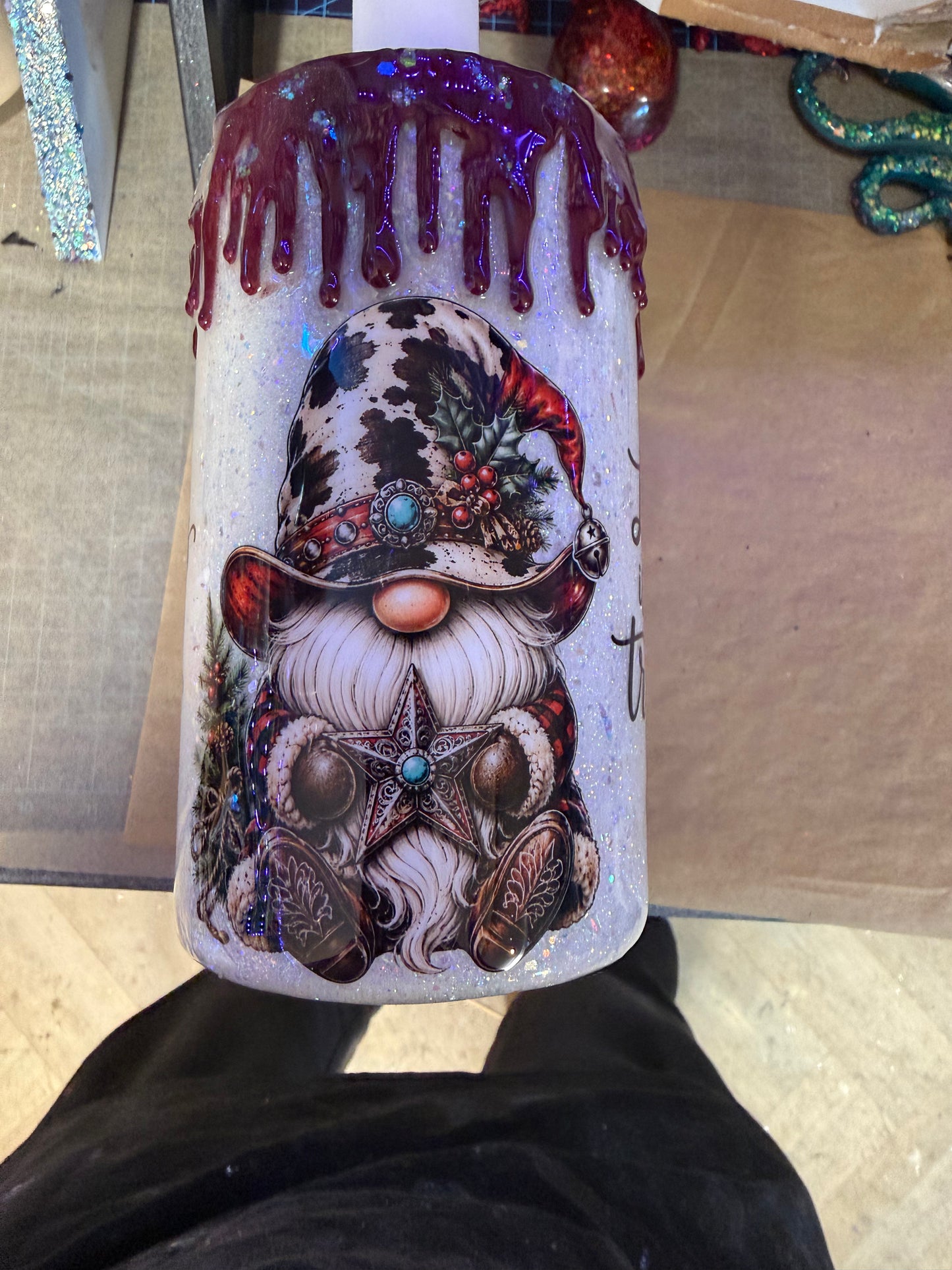 20oz  Xmas mug white/cream